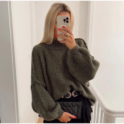 Jessica | Morbido maglione oversize lavorato a maglia