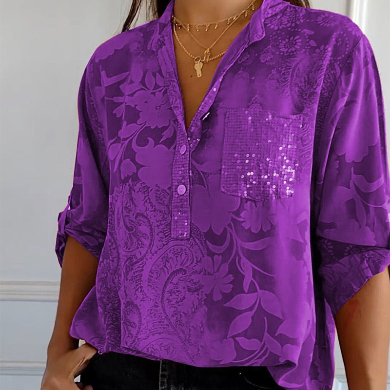 Jessika | Elegante zomertop met V-hals