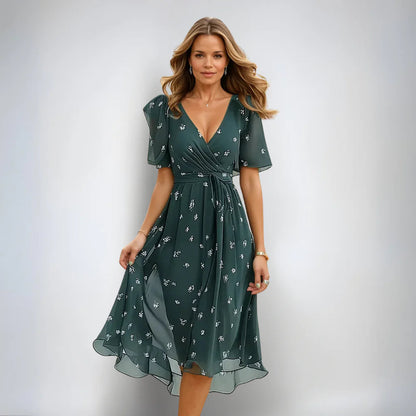 Jet | Jurk met elegant silhouet en ademende stof 0