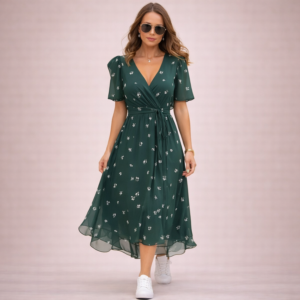 Jet | Jurk met elegant silhouet en ademende stof 4