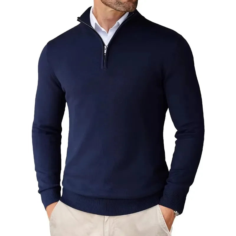 Jibbe | Elegante herentrui met ritssluiting 3