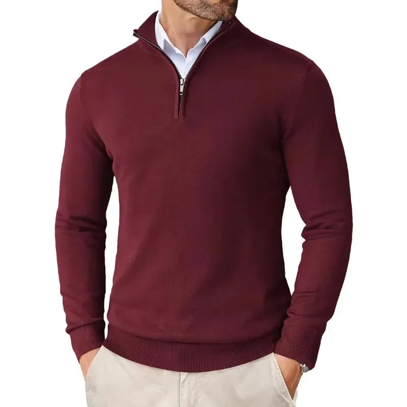 Jibbe | Elegante herentrui met ritssluiting 4