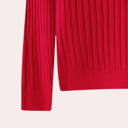 Dames Trui V-hals met Knoopjes Marit Stijl