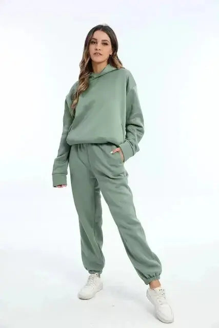 Dames Hoodie en Joggingbroek Set Comfortabel Sportief - Mode Vibes