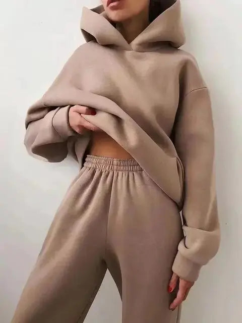 Dames Hoodie en Joggingbroek Set Comfortabel Sportief