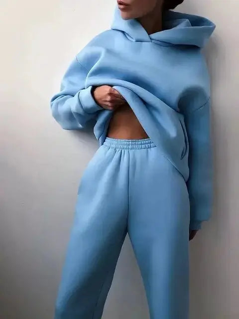 Dames Hoodie en Joggingbroek Set Comfortabel Sportief