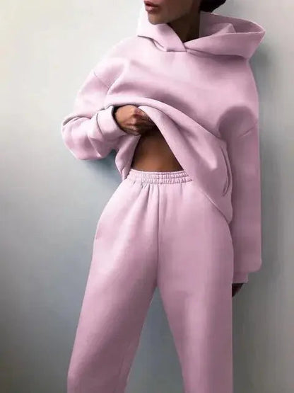 Dames Hoodie en Joggingbroek Set Comfortabel Sportief