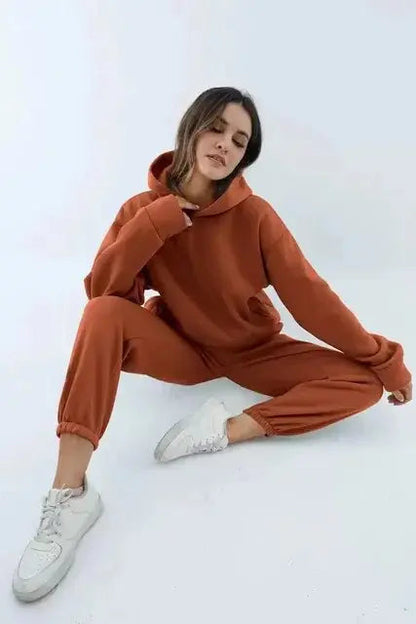 Dames Hoodie en Joggingbroek Set Comfortabel Sportief