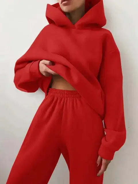 Dames Hoodie en Joggingbroek Set Comfortabel Sportief