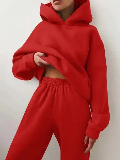 Dames Hoodie en Joggingbroek Set Comfortabel Sportief
