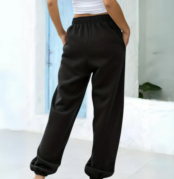 Joggingbroek Dames | Vrijetijdsbroek | Elastische taille & zakken voor moeiteloos gemak