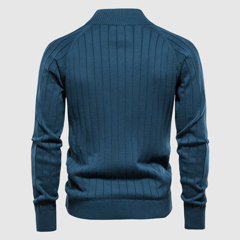 Heren Trui Argyle Design Comfortabele Katoen Mix
