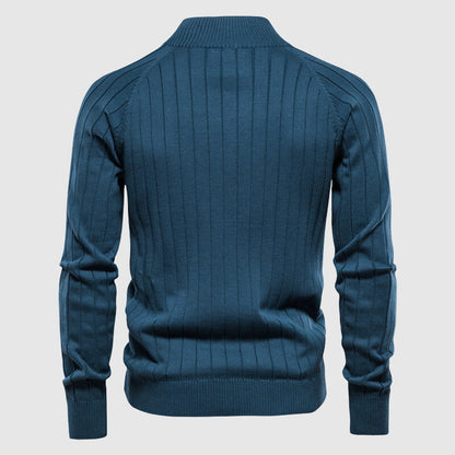 Heren Trui Argyle Design Comfortabele Katoen Mix