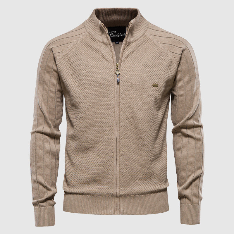 Heren Trui Argyle Design Comfortabele Katoen Mix - Mode Vibes