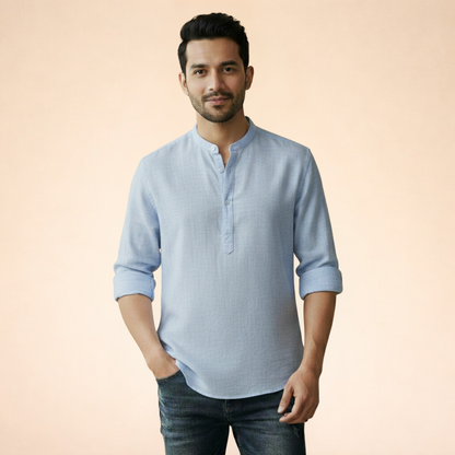 Joren | Overhemd met Lange Mouwen – Elegant, Comfortabel &amp; Veelzijdig 8