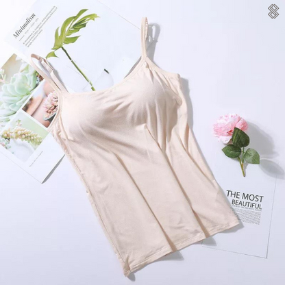Juliane | Comfortabel tanktopje met ingebouwde bh