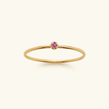 Geboortesteen Ring Zirkonia Celestia