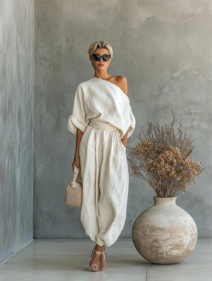 Dames Jumpsuit Wijd en Comfortabel Luchtig - Mode Vibes