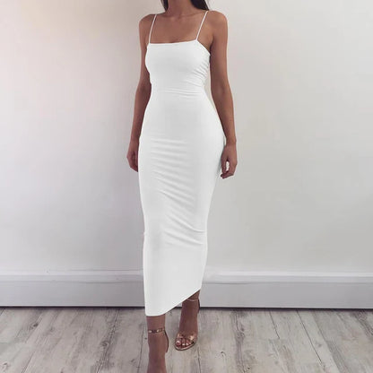 Zomerse Sling Sensatie: Stralende Zomerjurk van Dromerige Chic