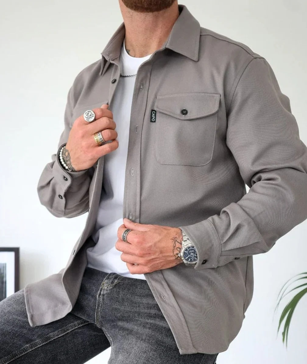 Casual Overhemd voor Mannen Moderne Stijl Lentekleding
