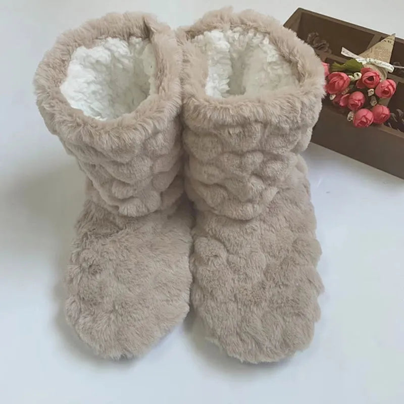 Hoge Pantoffels Warm en Zacht voor Dames - Mode Vibes