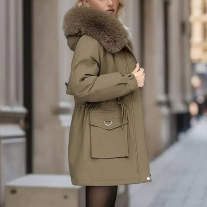 Elegante Winterjas voor Vrouw Warm en Stijlvol