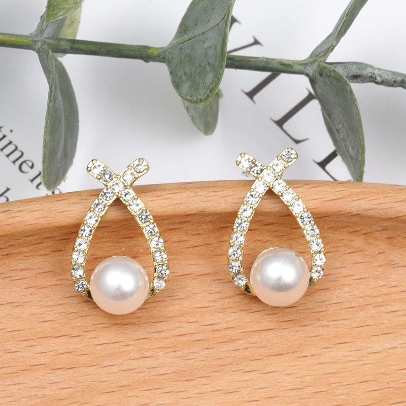 Parel Oorbellen Glitter Stijlvolle Sieraden