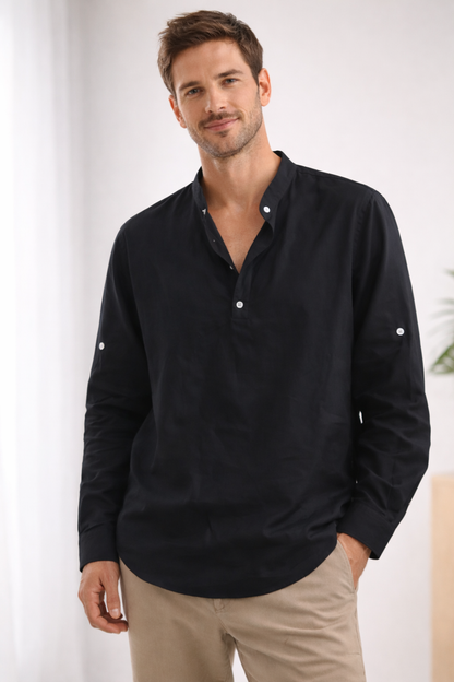 Kaelric | Camicia casual a maniche lunghe da uomo 3