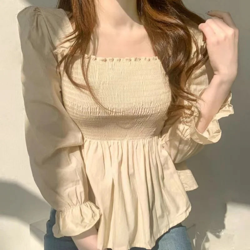 Modestijl Kantoor Dame Elegante Witte Blouse