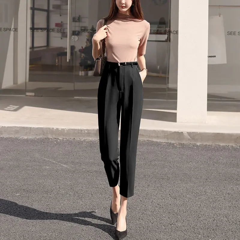 Elegance Essentials Hoge Taille Broek