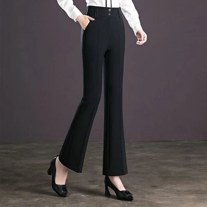EleganceWear Slanke Flare Pak Broek