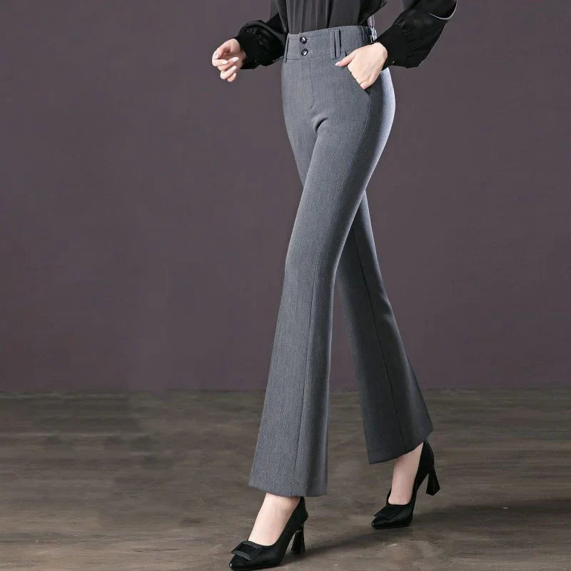 EleganceWear Slanke Flare Pak Broek