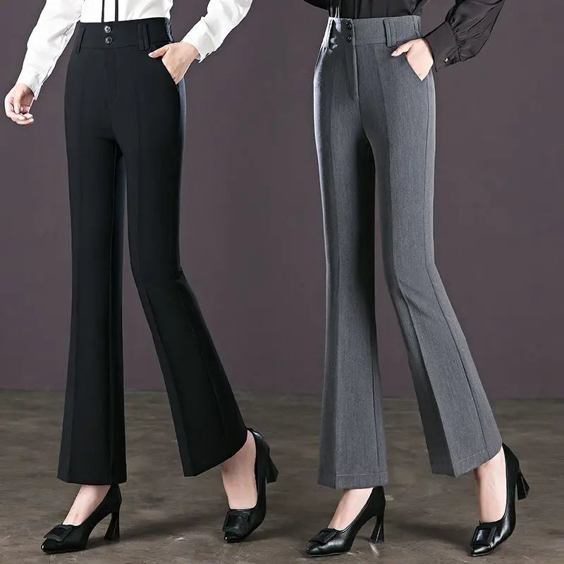 EleganceWear Slanke Flare Pak Broek