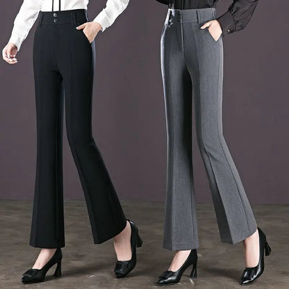 EleganceWear Slanke Flare Pak Broek