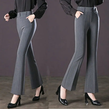 EleganceWear Slanke Flare Pak Broek