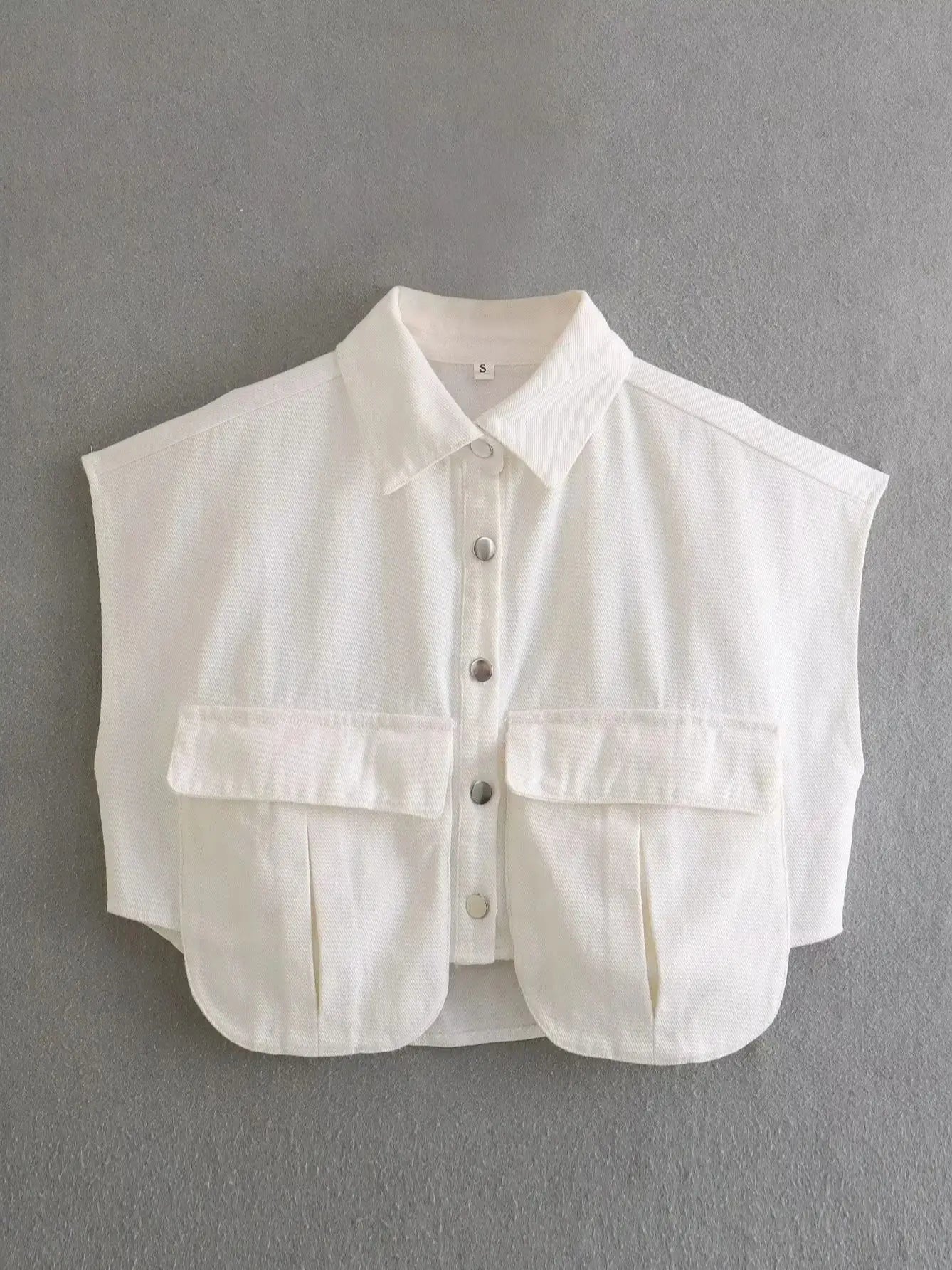 Savina Elegante Denim Blouse