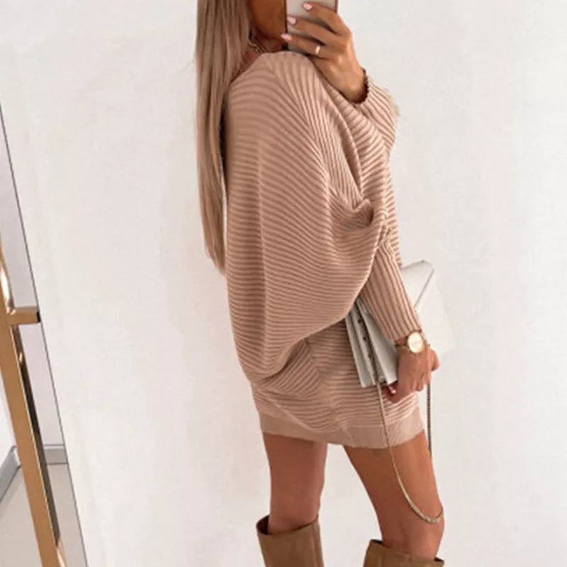 Katharina | Elegante mini abito a maniche lunghe