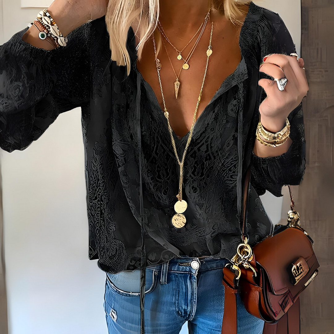 Kathrin | Camicetta moderna in stile boho chic
