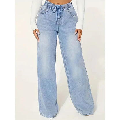 Kathrin | Jeans larghi a vita alta