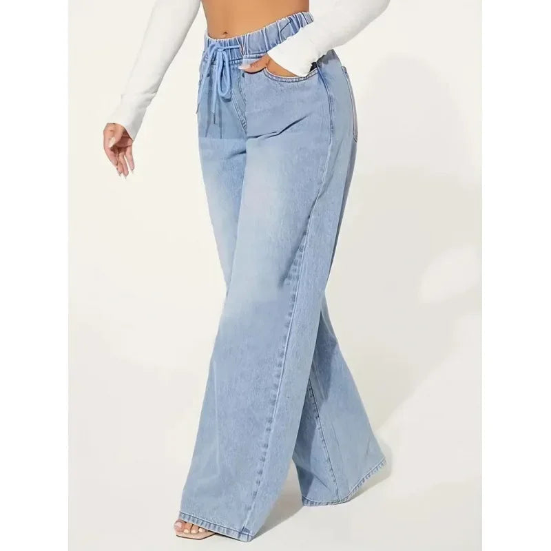 Kathrin | Jeans larghi a vita alta