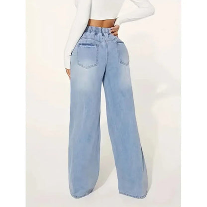Kathrin | Jeans larghi a vita alta