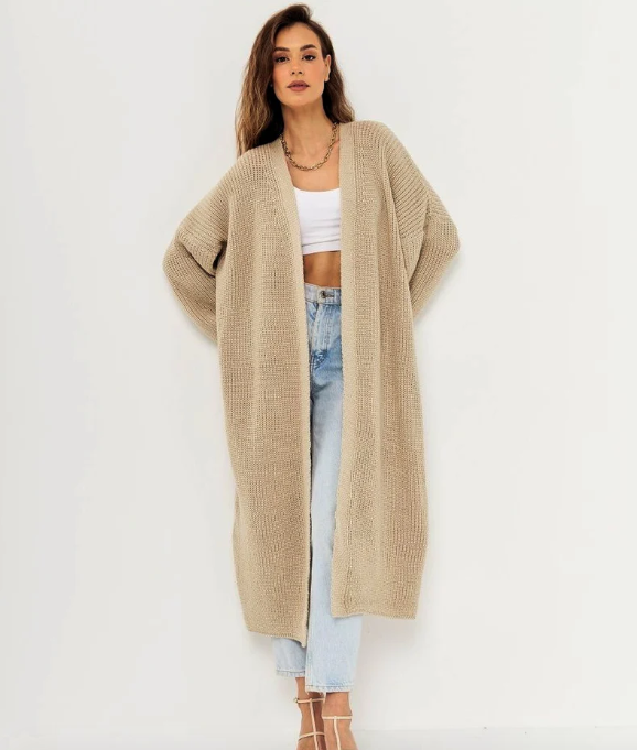 Kathrin | Versatile cardigan aperto sul davanti