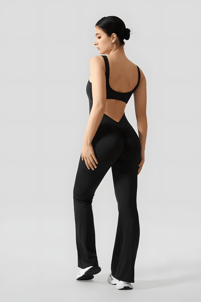 Jumpsuit Wijd Uitlopend Elegante Avondkleding - Mode Vibes