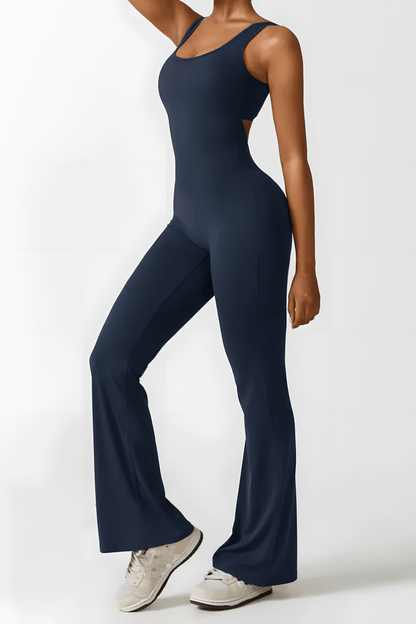 Jumpsuit Wijd Uitlopend Elegante Avondkleding
