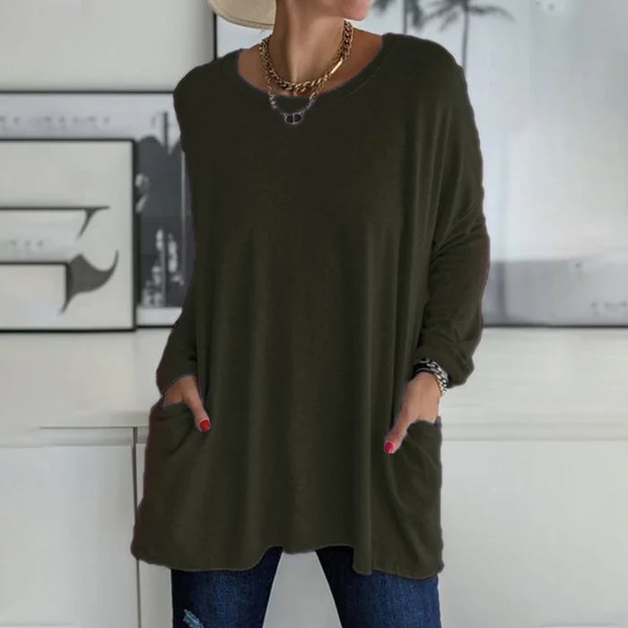 Katrin | Tunica con blusa tasche anteriori