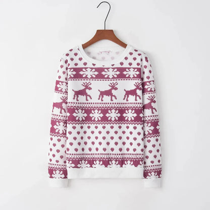 Dames Kersttrui Rendieren Gebreid Comfortabel - Mode Vibes