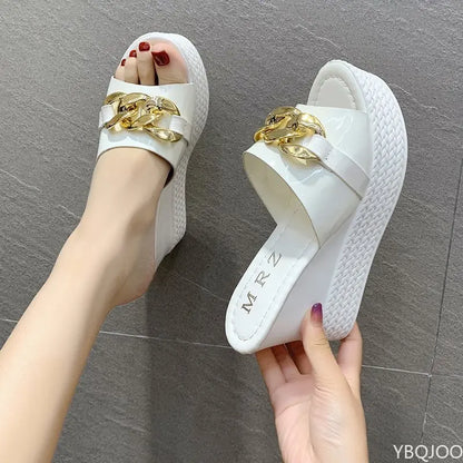 Ketting Hoge Hakken Slippers