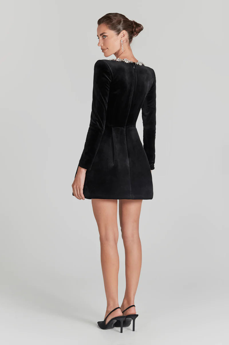 Elegante Velvet Jurk Yassy voor Vrouw