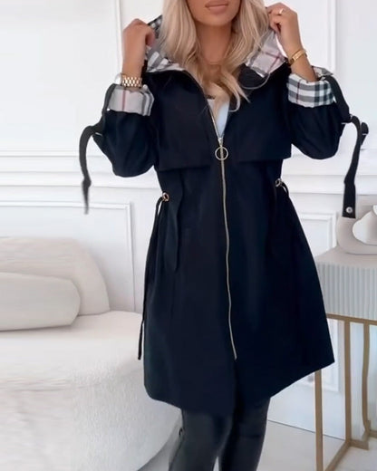 Dames Trenchcoat Lange Warme Winterjas - Mode Vibes