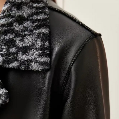 Damesjas Warm Zwart Luxe Renée